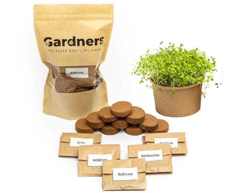 Gardners Doplňovací sada microgreens "Vypěstuj si sám", 10...