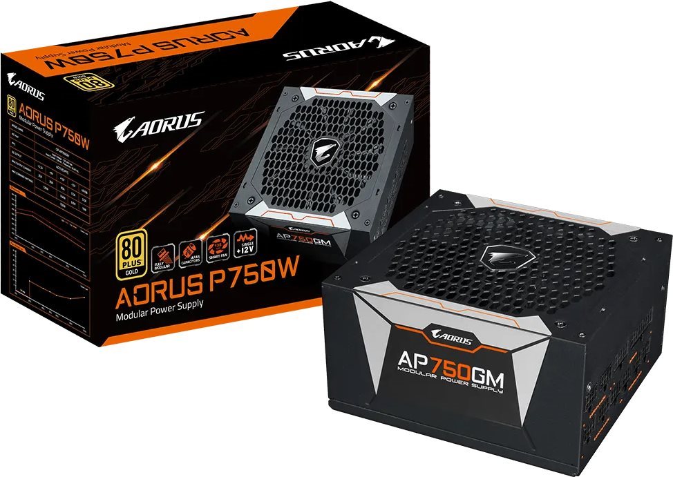 GIGABYTE AORUS P750W 80+ GOLD Modular PC Power Supply