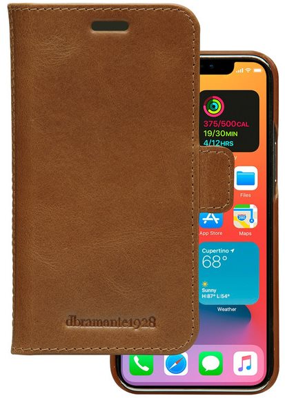 dbramante1928 Lynge Case for iPhone 12 mini, Tan Phone Case
