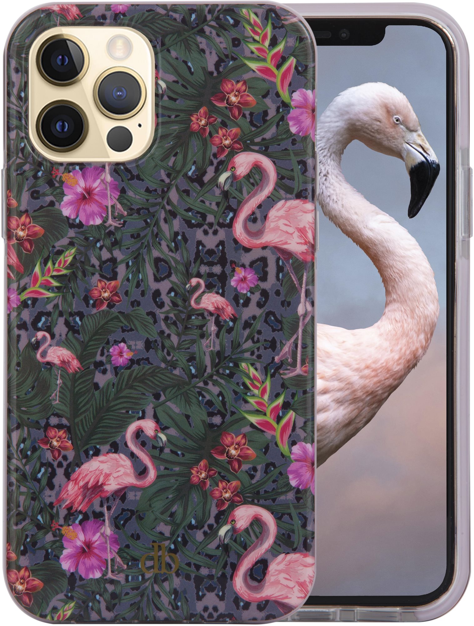 dbramante1928 Capri Cover für iPhone 13 Pro Max - tropical flamingo...