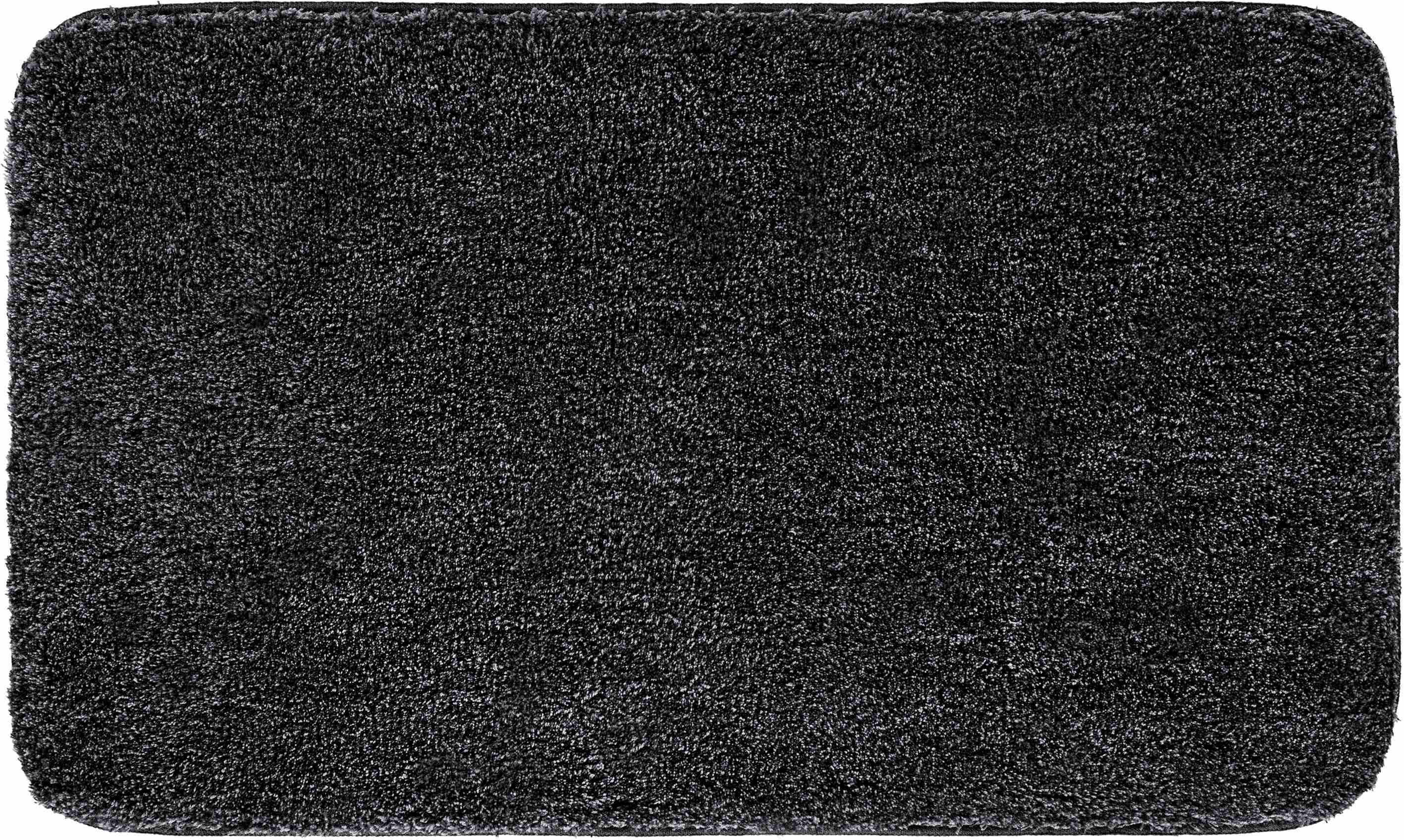 GRUND MELANGE Kúpeľňová predložka 70 × 120 cm, antracitová...