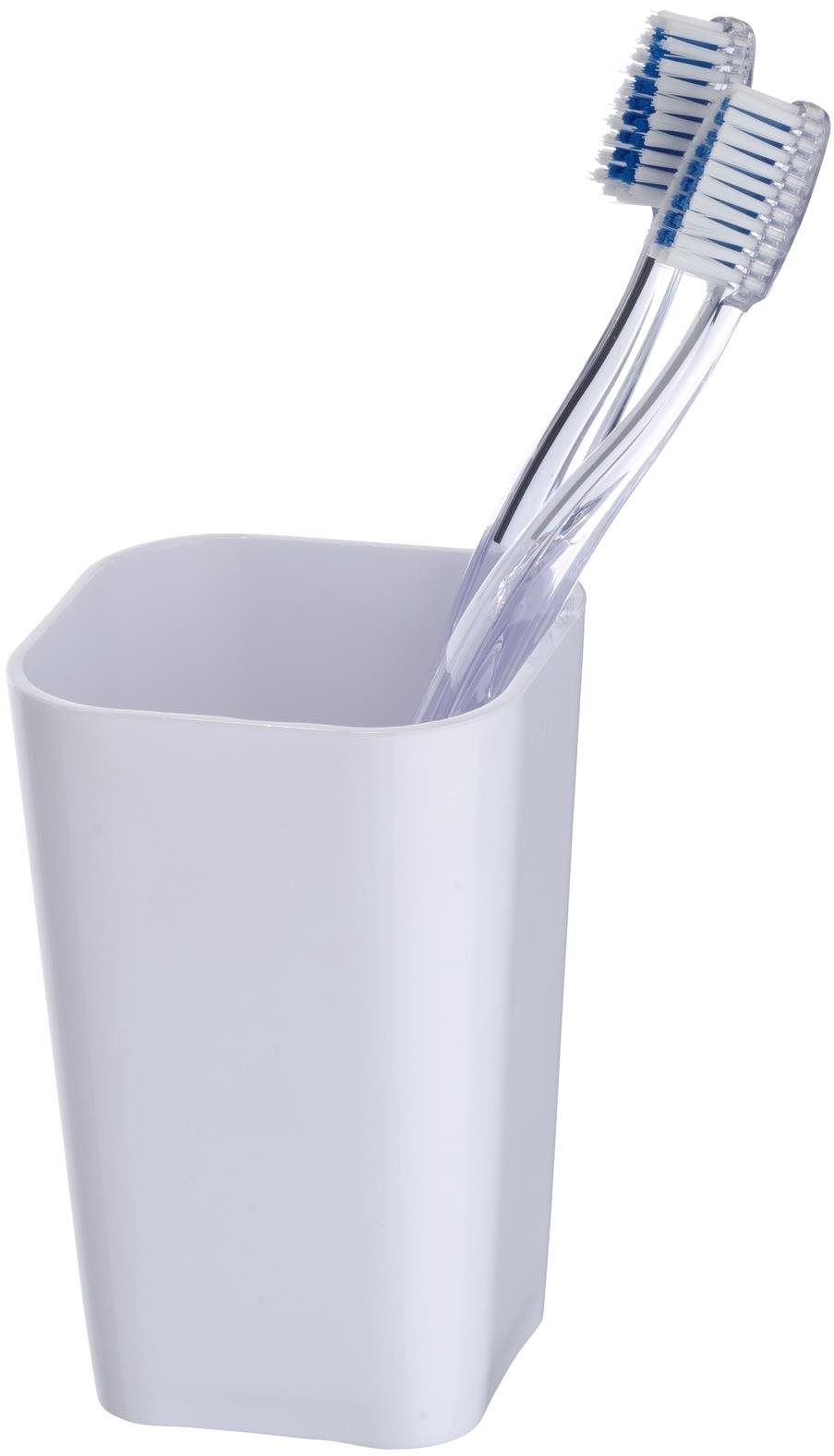 WENKO CANDY – Téglik na kefky, biely Pohár na zubné kefky