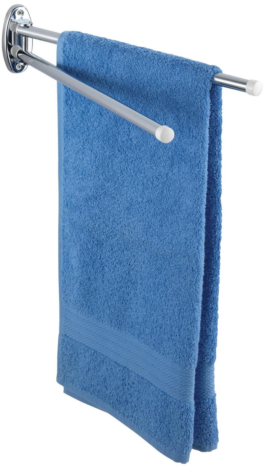 WENKO BASIC – Vešiak na uteráky 12 × 4 × 49 cm, chróm Vešiak