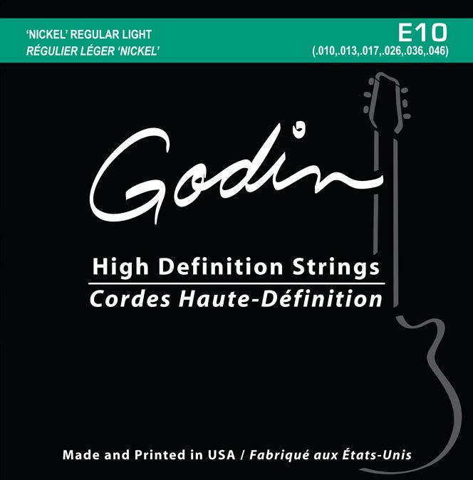 GODIN E-10 Electric High-Definition Strings Húr