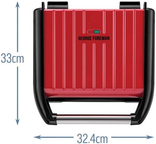 George Foreman 25040-56 Grill Steel Family Red Kontakt grill