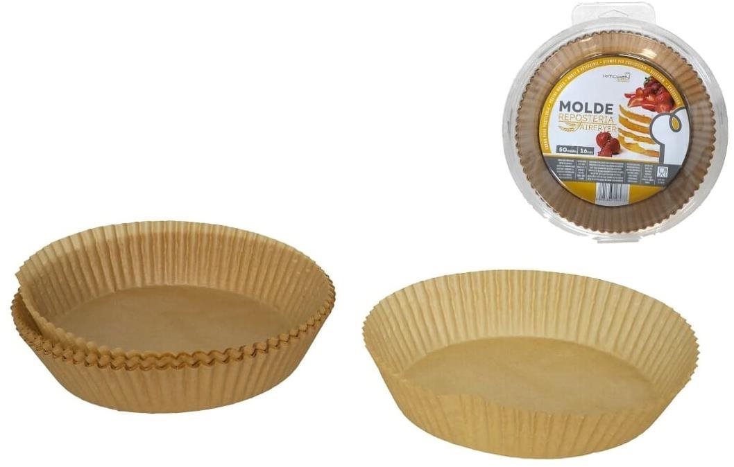 GERIMPORT Backform Durchmesser 16 cm 50 Stk Fritteusen-Zubehör