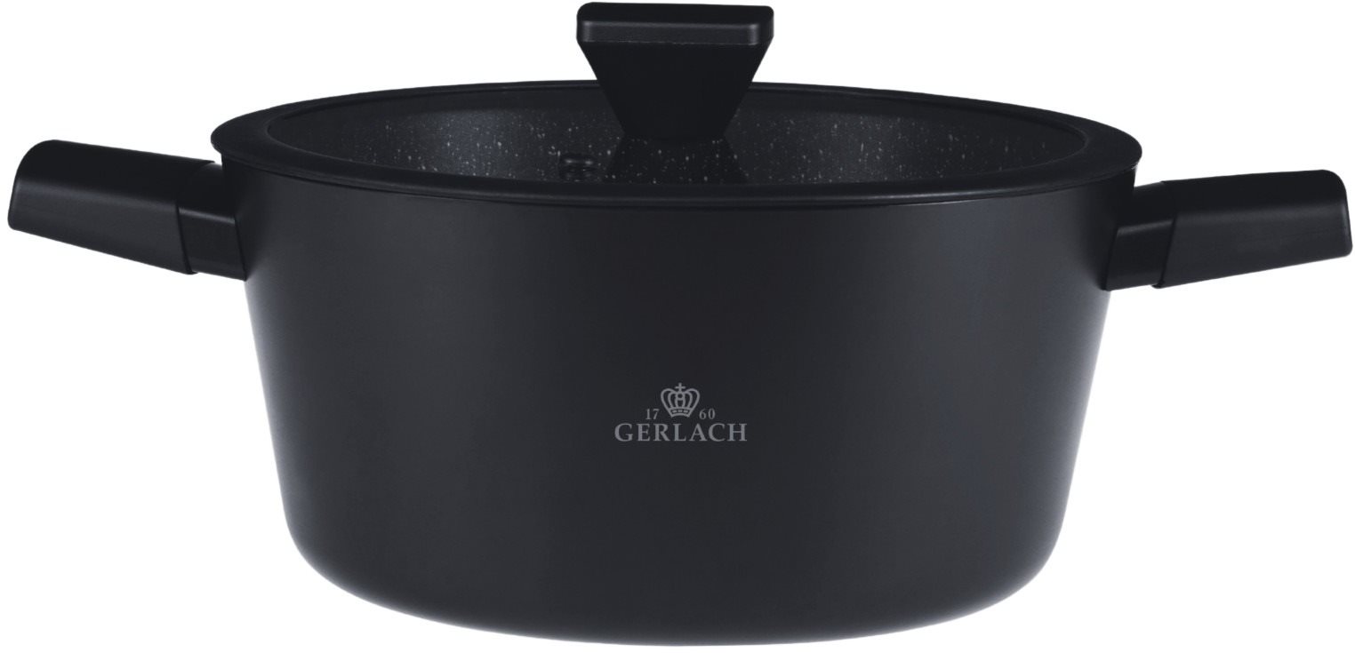 Gerlach GRANITEX fazék fedővel 24 cm 4,4 l Fazék