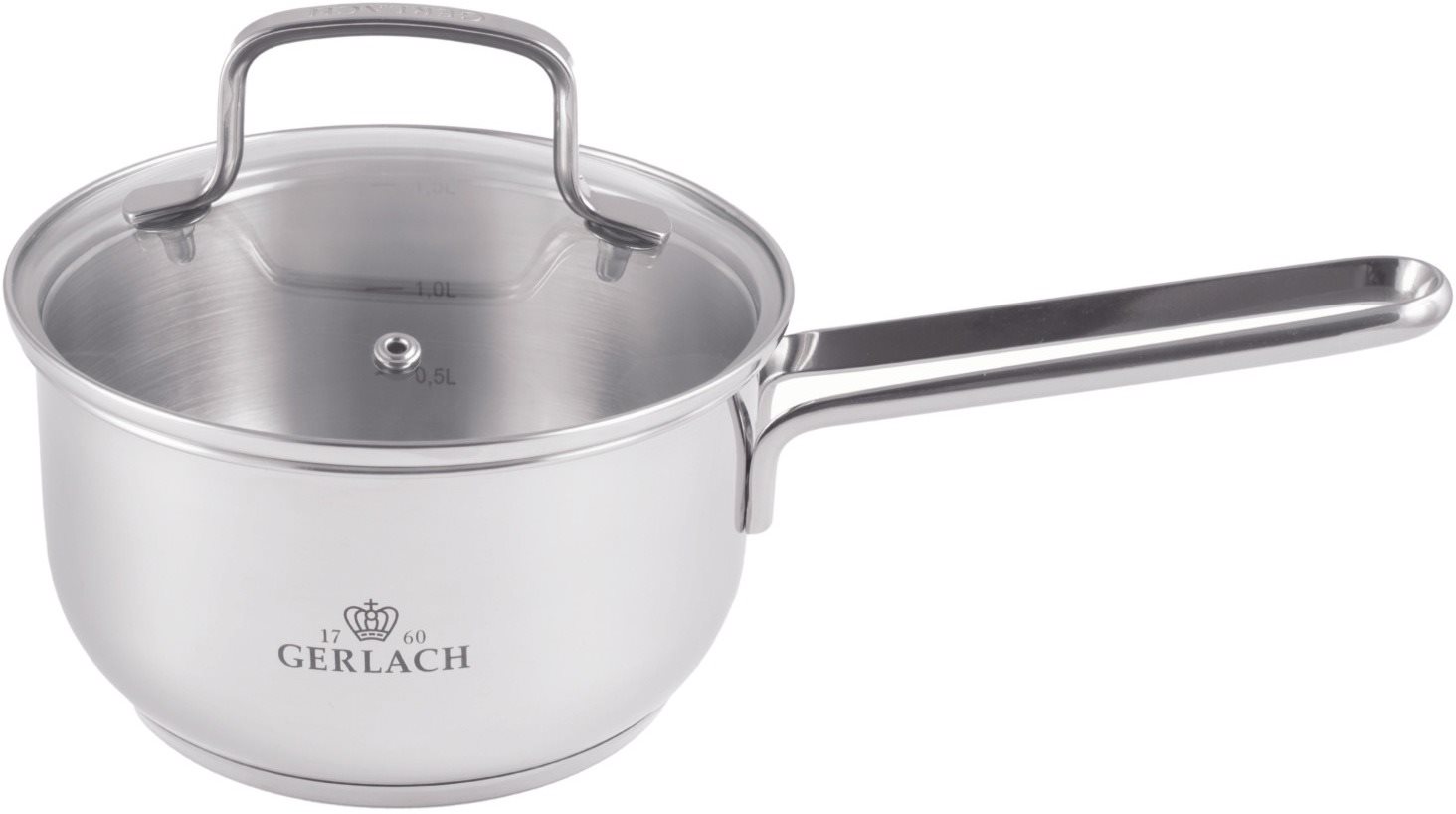 Gerlach SIMPLE lábas fedővel 16 cm 1,5 l Lábas