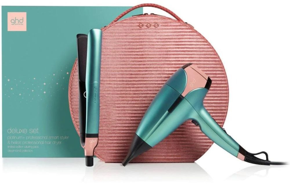 ghd Platinum+ Styler & Helios Dreamland Deluxe Set Alluring Jade...