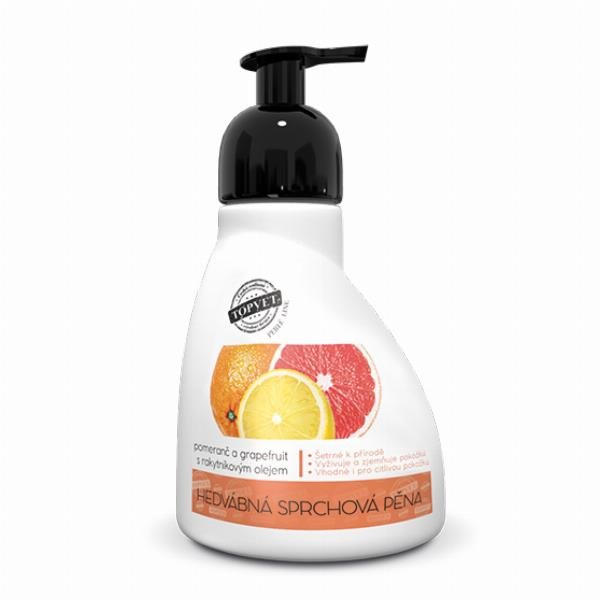 Sprchovacia pena – pomaranč a grapefruit s rakytníkovým olejom...