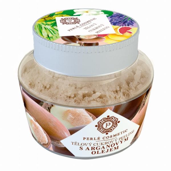 Cukrový peeling s arganovým olejom Peeling na telo