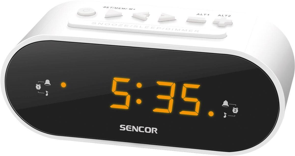Sencor SRC 1100 fehér Rádiós ébresztőóra