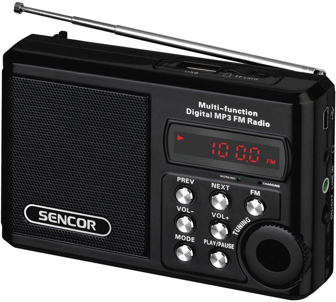 Sencor SRD 215 B čierne Rádio