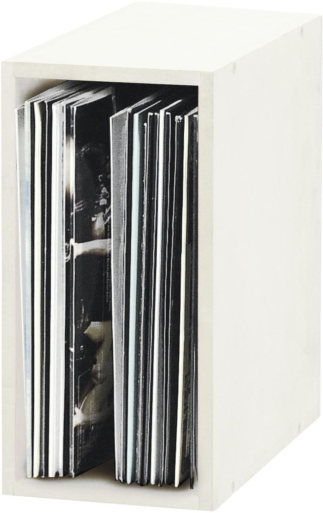 GLORIOUS Record Box 55 WH Bakelit lemez tartó