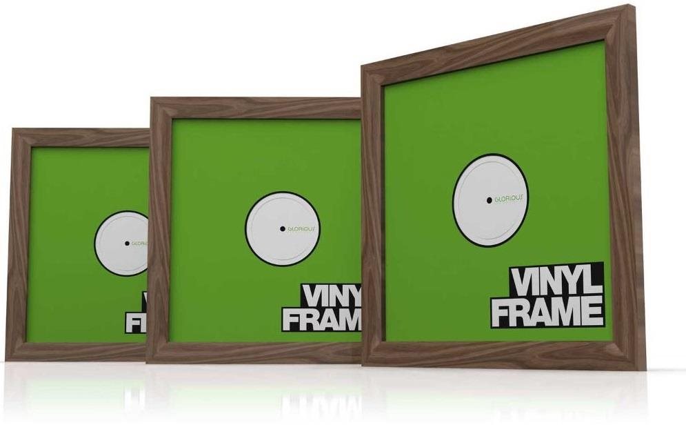 GLORIOUS Vinyl Frame Set Rosewood Bakelit lemez tartó