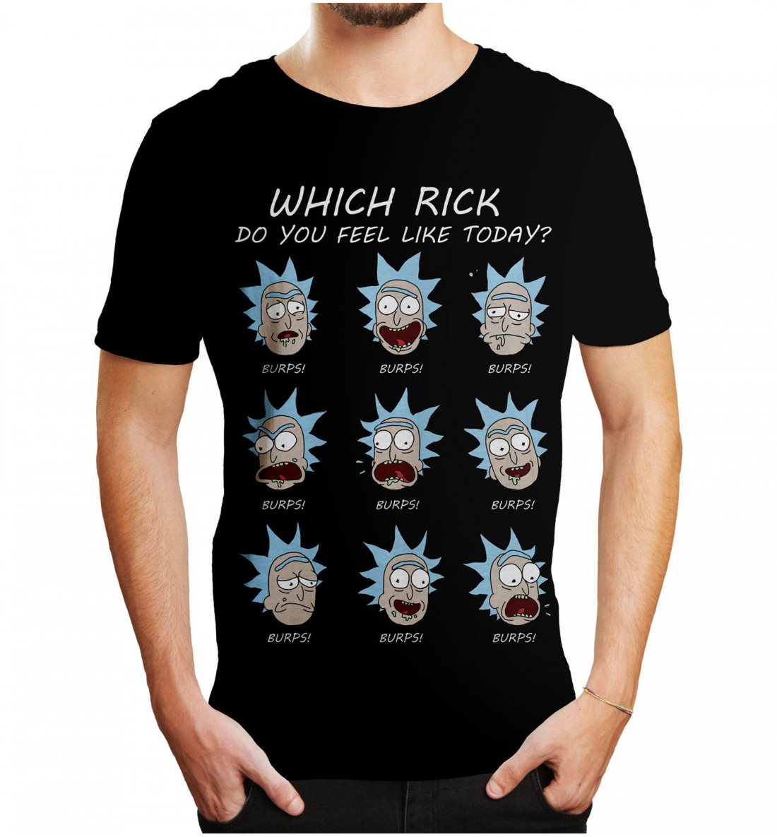 Rick and Morty - Emotions - T-Shirt S T-Shirt