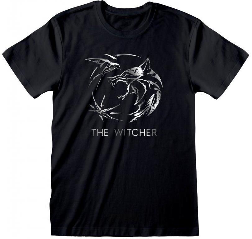 The Witcher: Silver Ink Logo – tričko S Tričko