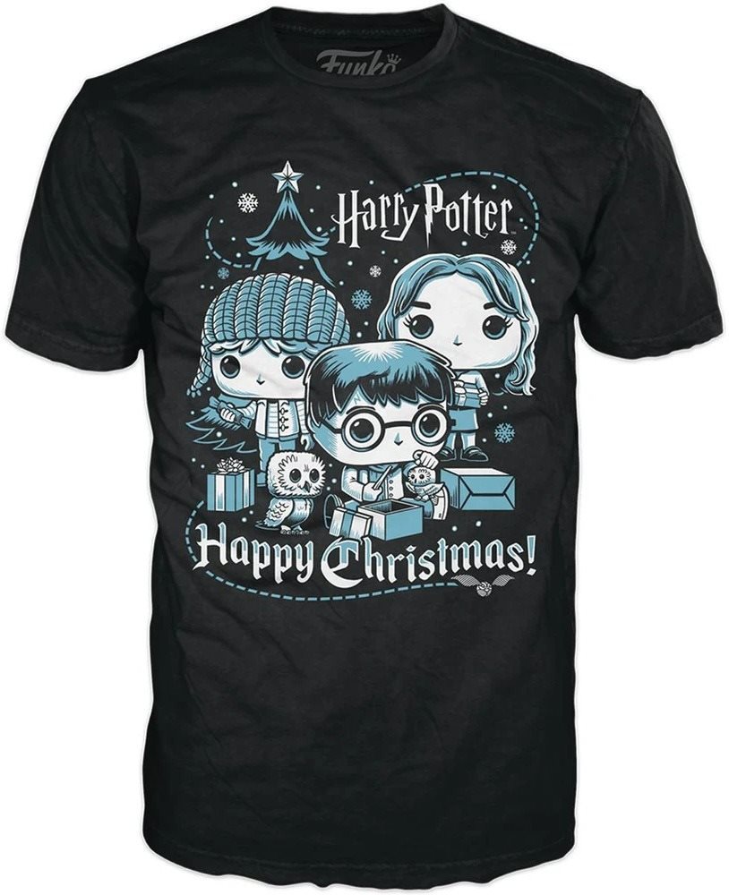 Funko POP! Harry Potter Holiday - Ron, Hermione, Harry - S Póló