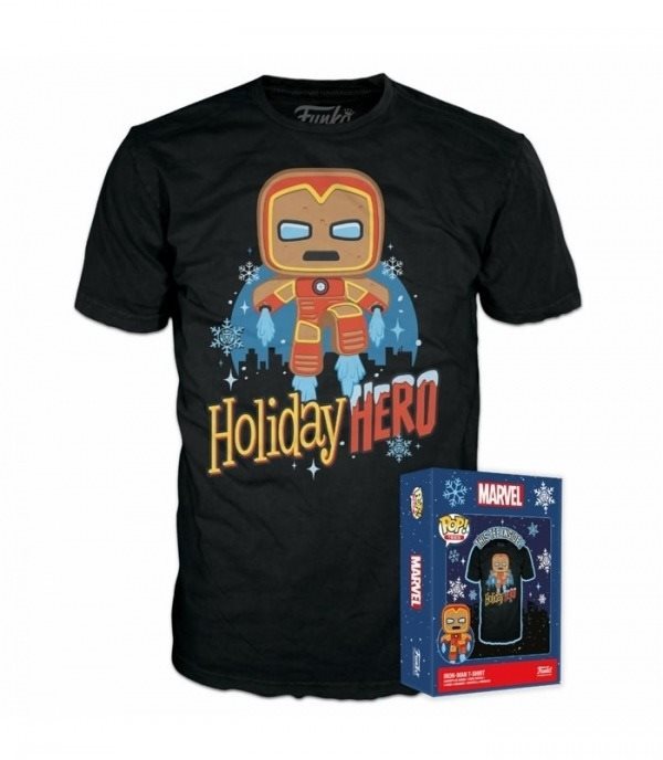 Funko POP! Marvel Holiday - GB Iron Man - M Póló