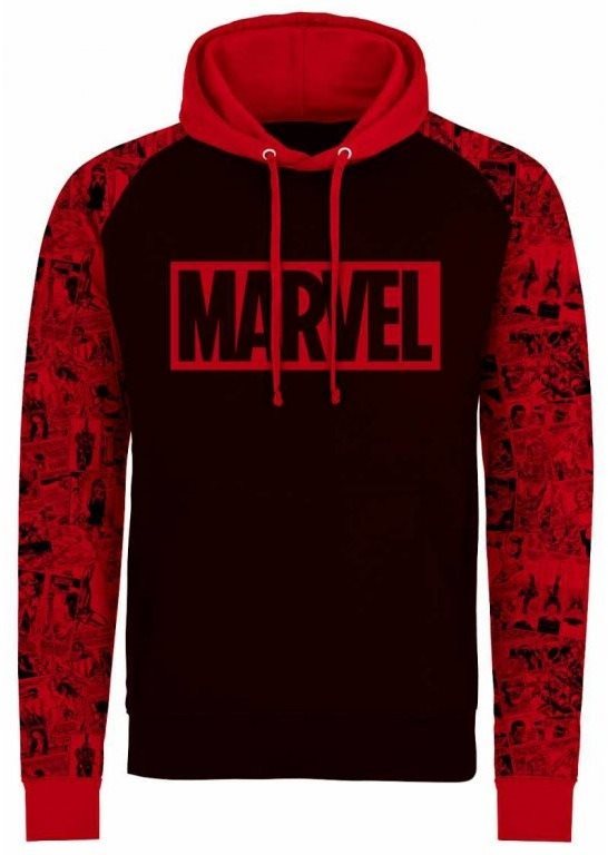 Marvel – Logo And Pattern – mikina L Mikina