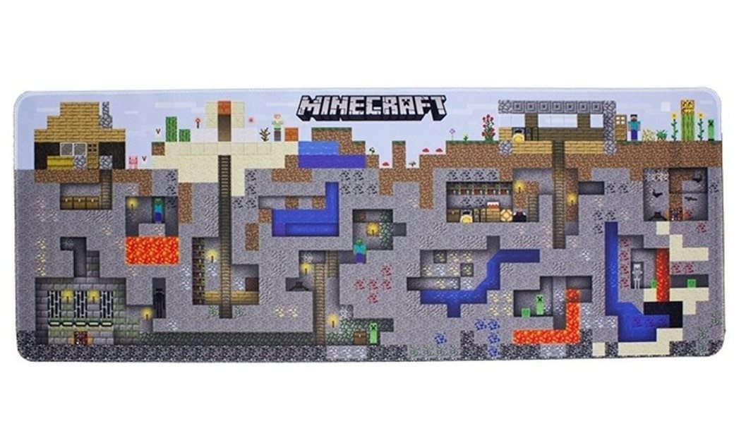 Minecraft – World – Herná podložka na stôl Podložka pod myš