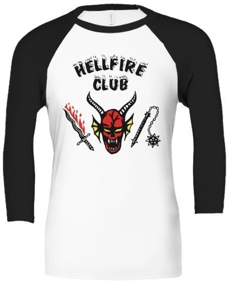 Stranger Things – Hellfire Club – tričko XL Tričko