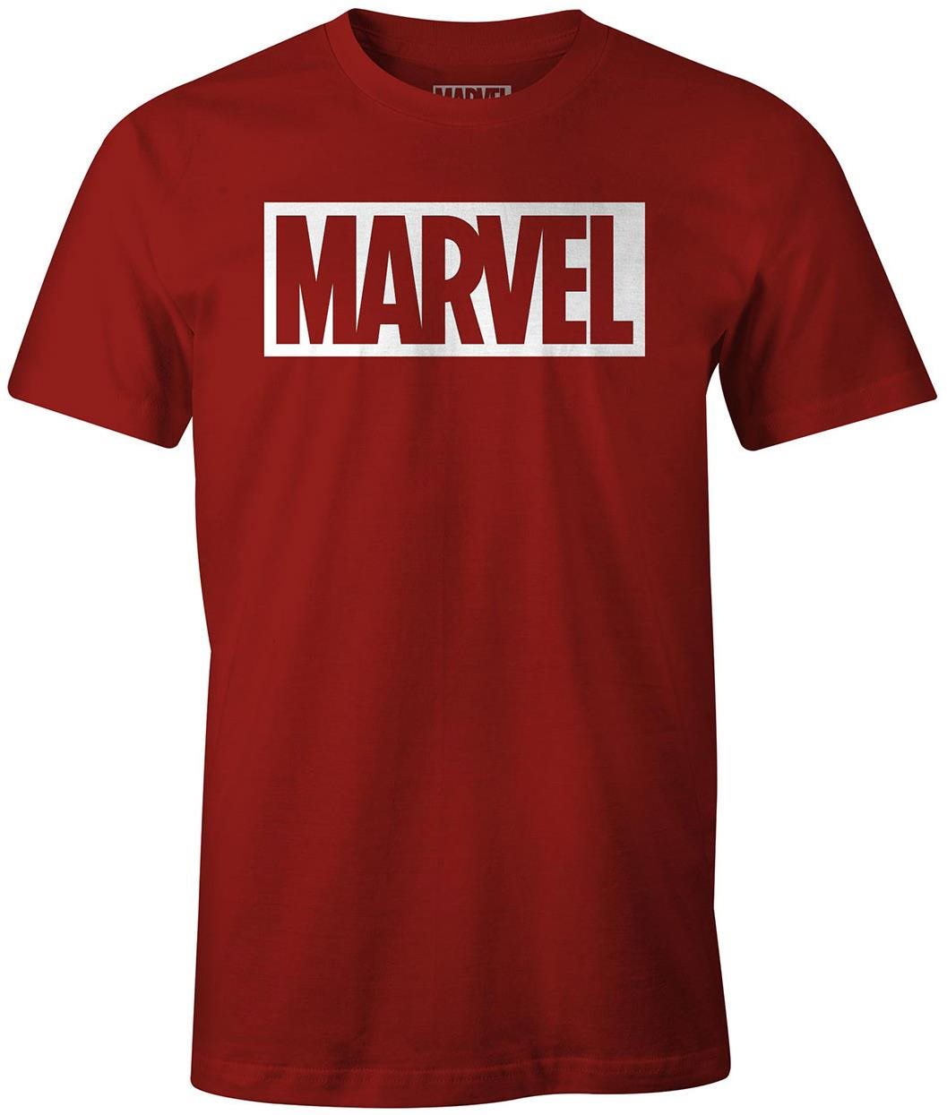 Marvel – Red Classic Logo – tričko XXL Tričko