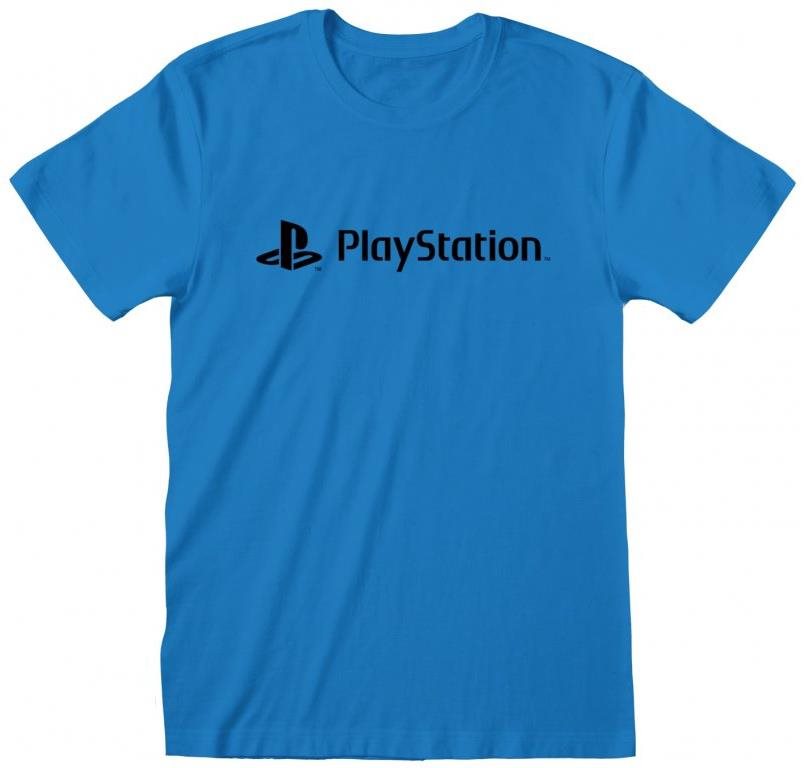 PlayStation – Black Logo – tričko XXL Tričko
