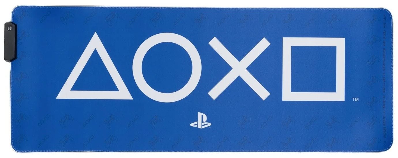PlayStation – Herná podložka na stôl svietiaca Podložka pod myš