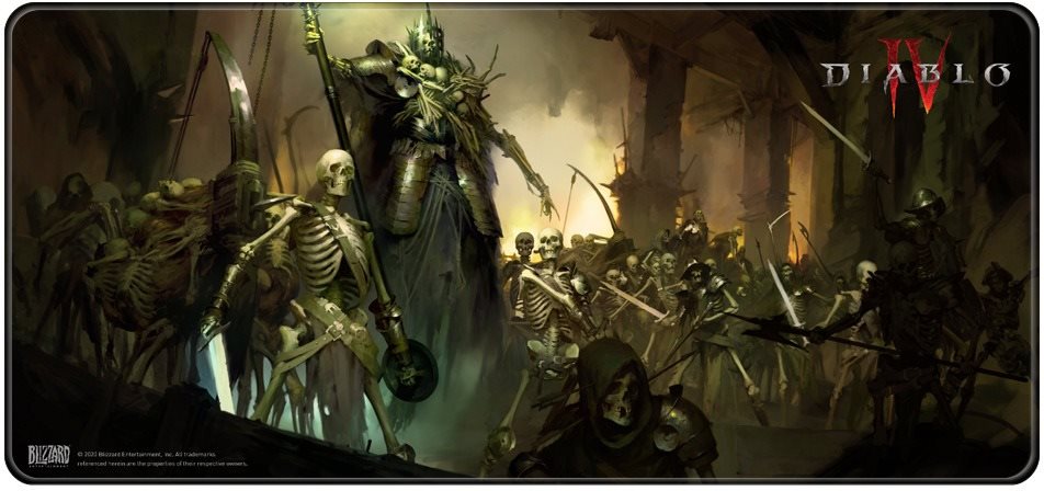 Diablo IV – Skeleton King – Podložka pod myš a klávesnicu Podložka...