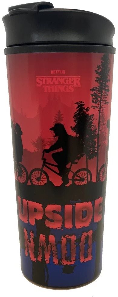 Stranger Things – Upside Down – cestovný hrnček Cestovný hrnček
