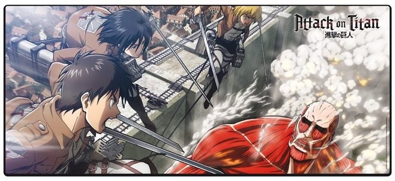 Attack on Titan - Eren vs Colossal Titan Egérpad