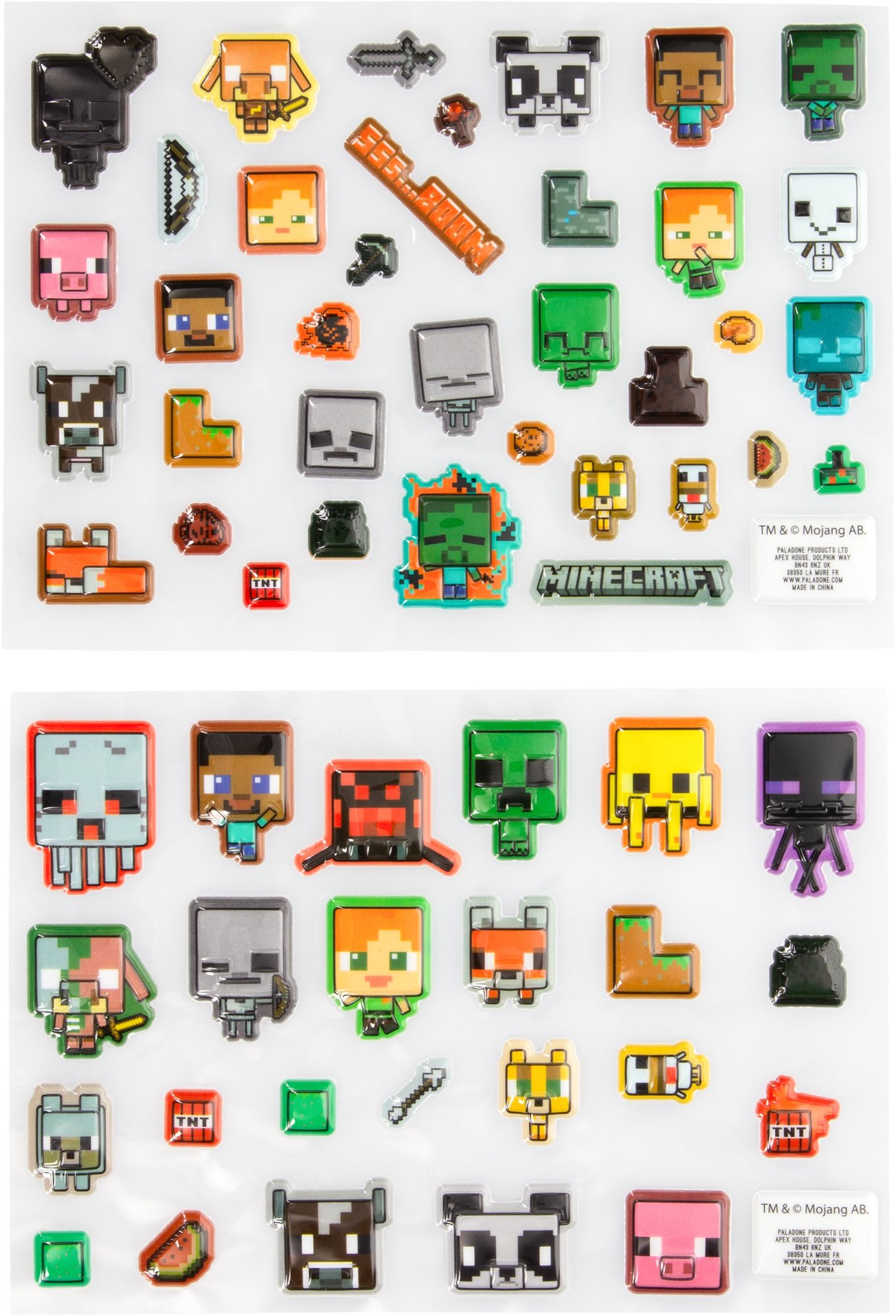 Minecraft - Puffy Gadget - Aufkleber Sticker