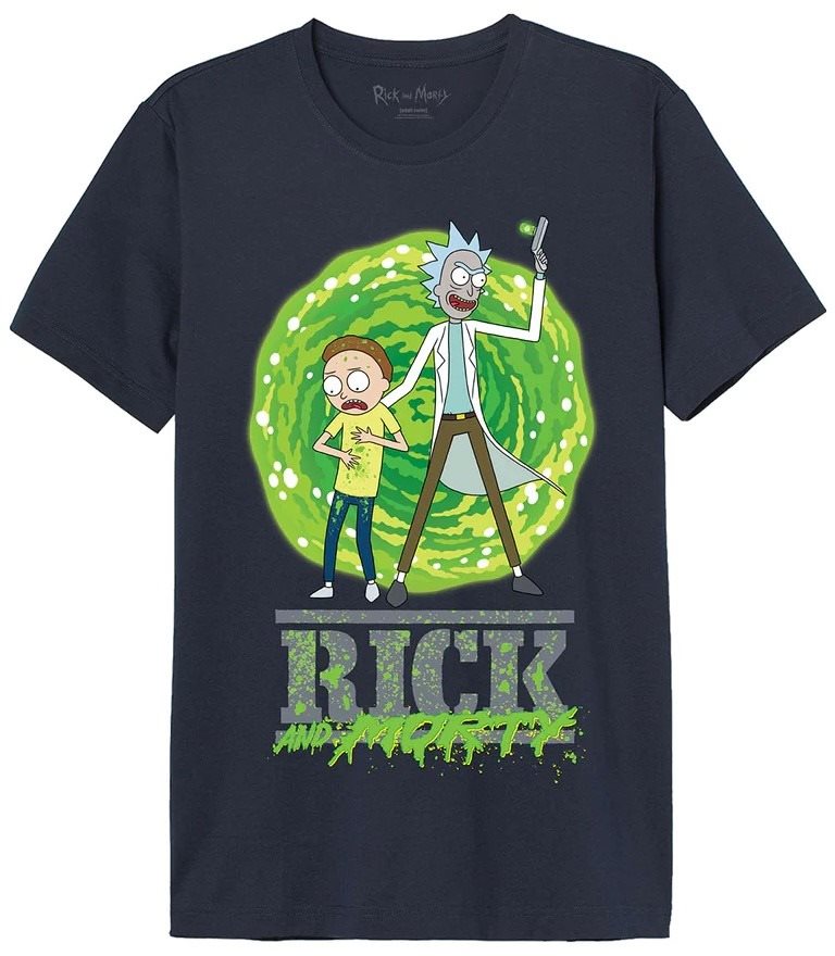Rick & Morty - Portal Out - póló, XXL Póló