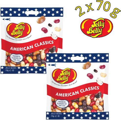 Jelly Belly - Americká klasika - Bonbóny - Duopack Cukríky