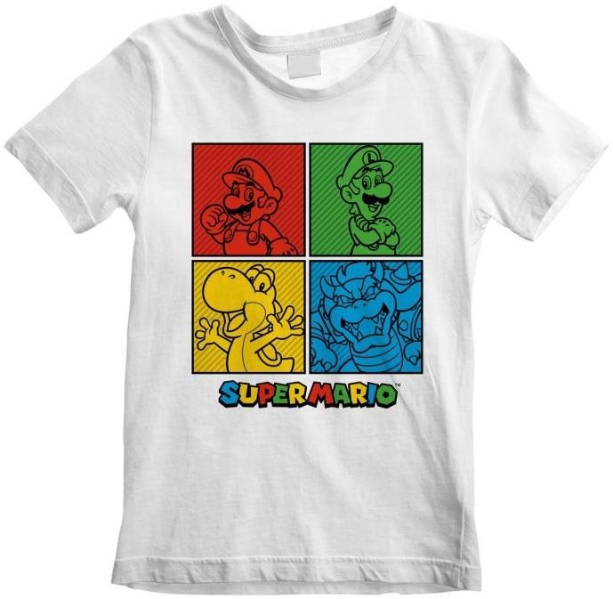 Super Mario – Squares – detské tričko –  12 – 13 rokov Tričko