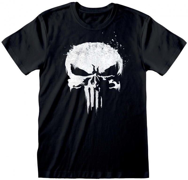 Marvel|Punisher – TV Skull Logo – tričko S Tričko