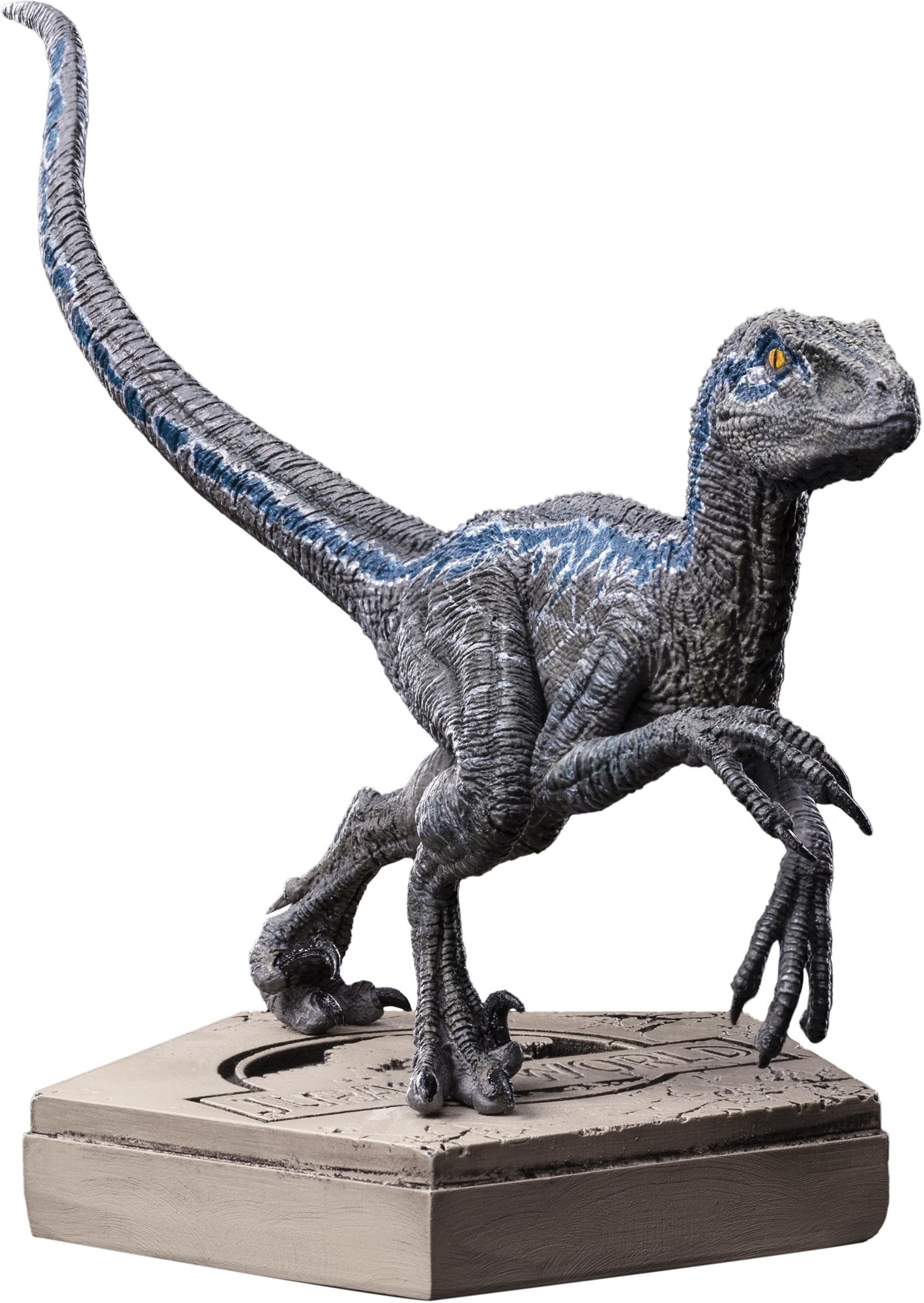 Jurassic World - Velociraptor Blue - Icons Iron Studio Figura