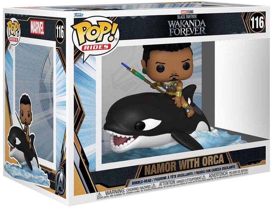 Funko POP! Black Panther - Namor with Orca (Super Deluxe) Figura