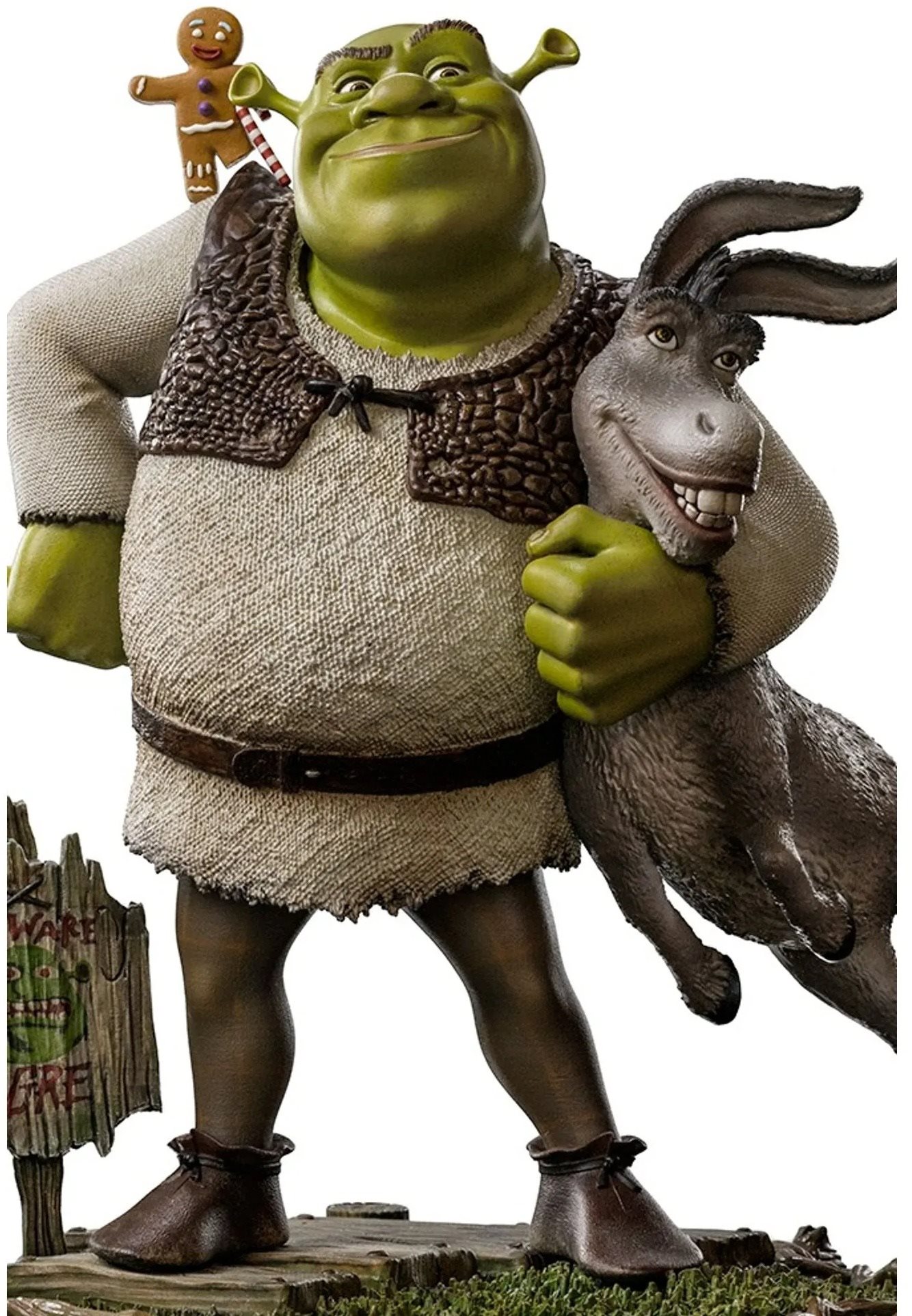 Shrek - Donkey And The Gingerbread Man - Deluxe Art Scale 1/10 Figura