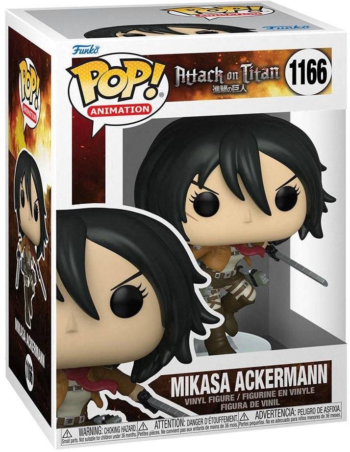 Funko POP ! Attack on Titan - Mikasa Ackerman avec des épées Figurine