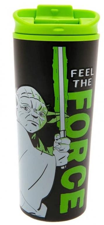 Star Wars: Yoda Feel The Force - cestovní hrnek s víčkem Cestovní...