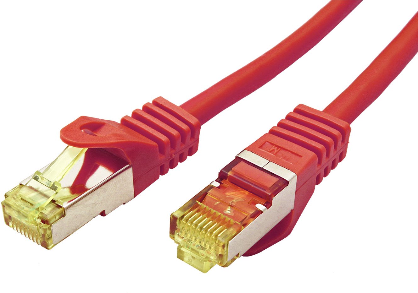 OEM S/FTP patchcable Cat 7, with RJ45 connectors, LSOH, 3m, red...