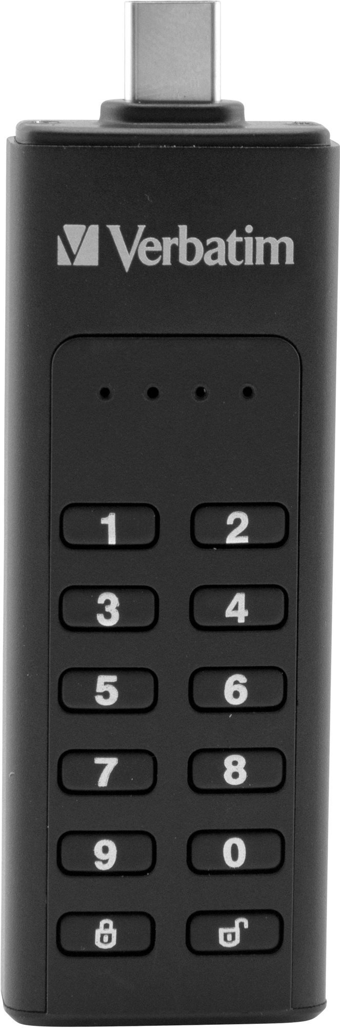 VERBATIM Keypad Secure Drive USB-C 64GB USB 3.1 USB kľúč