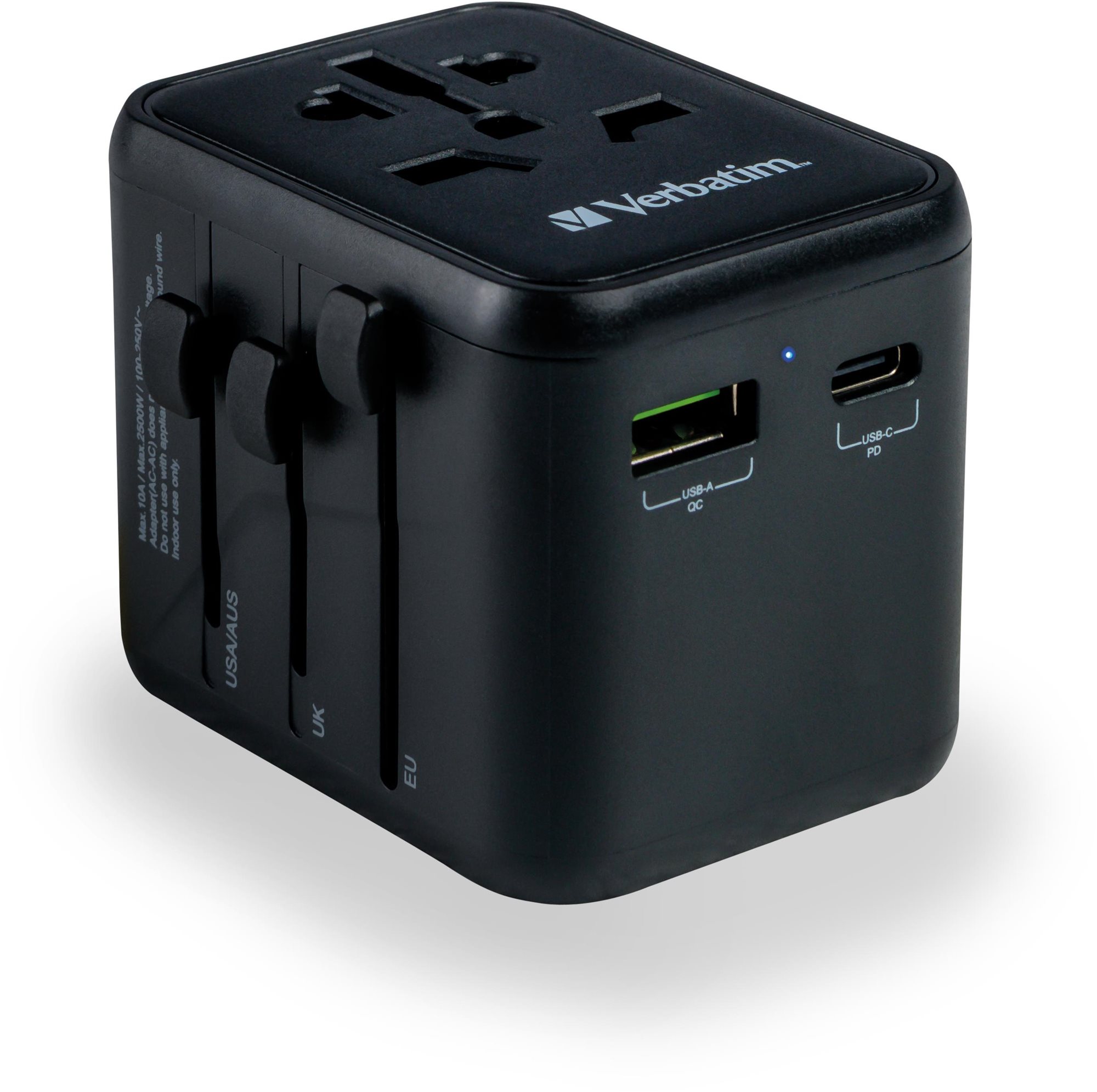 VERBATIM Universal Travel Adapter UTA-02 PD 20 W Cestovný adaptér