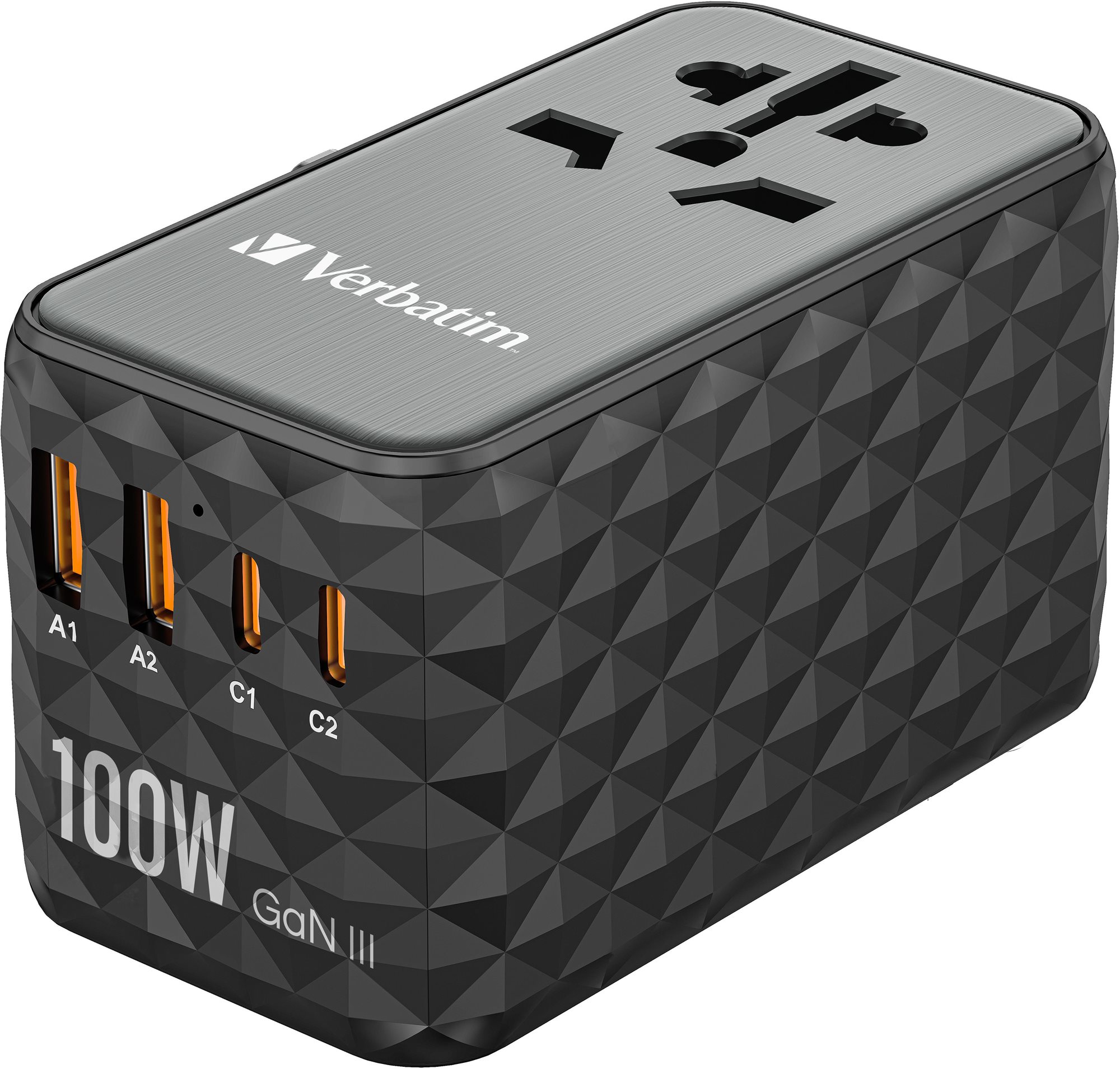 VERBATIM GaN III Universal Travel Adapter 100W UTA-06 Cestovný...
