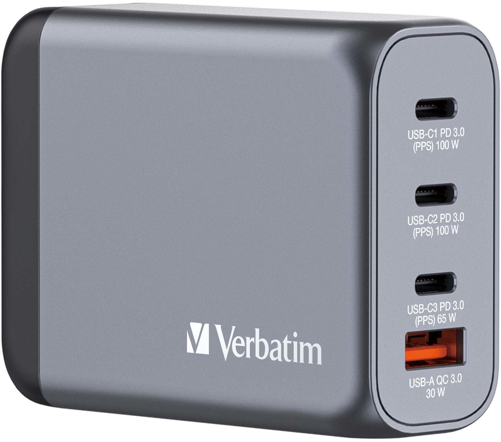 VERBATIM GaN töltő 100W GNC-100 Töltő adapter