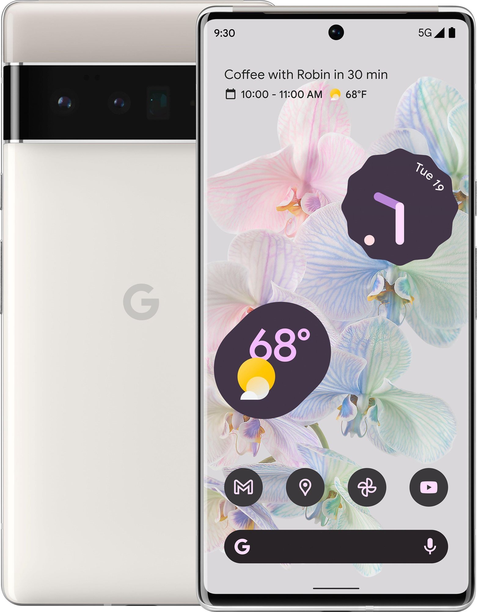 Google Pixel 6 Pro 5G 12 GB/128 GB biely Mobilný telefón