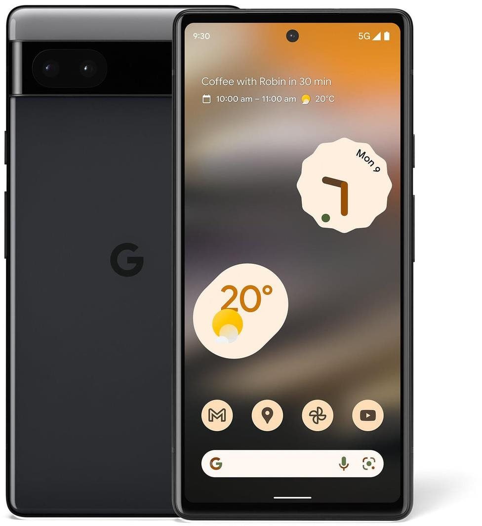 Google Pixel 6a 5G 6 GB/128 GB fekete Mobiltelefon