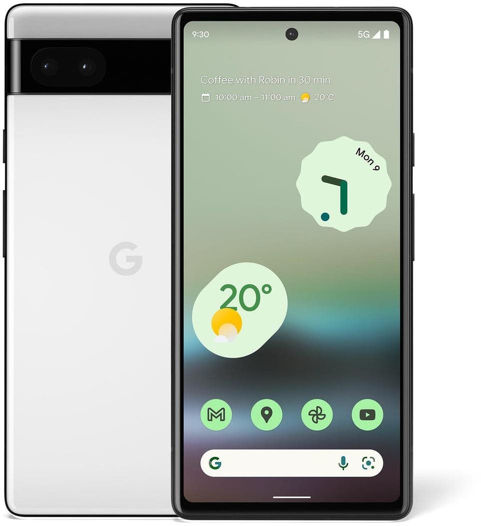Google Pixel 6a 5G 6 GB/128 GB, biely Mobilný telefón